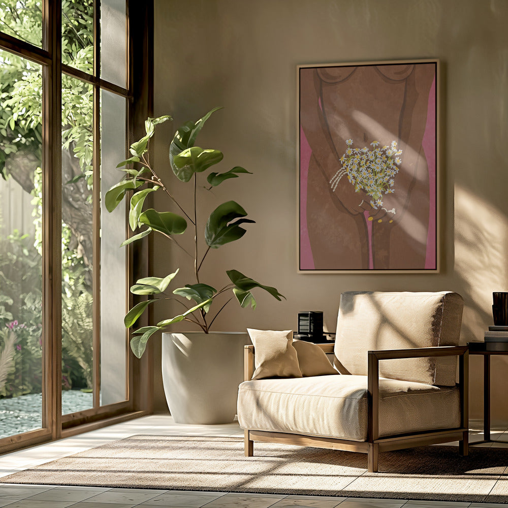 Blumen tragen | Poster