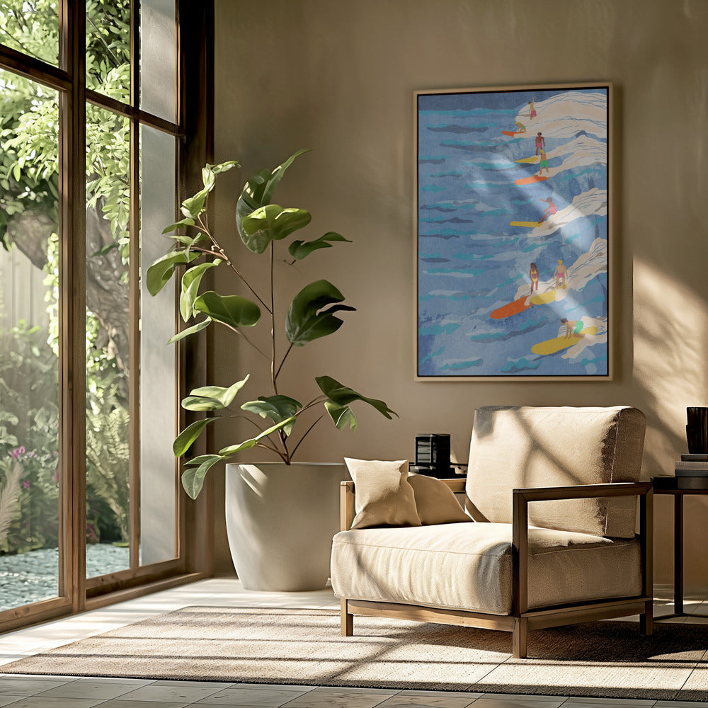 entspanntes Surfen | Poster