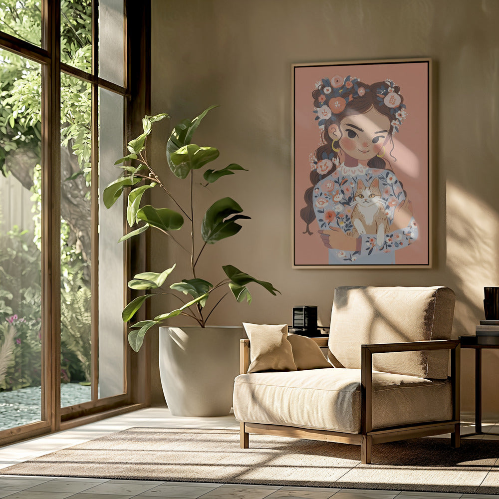 Floraler Begleiter | Poster