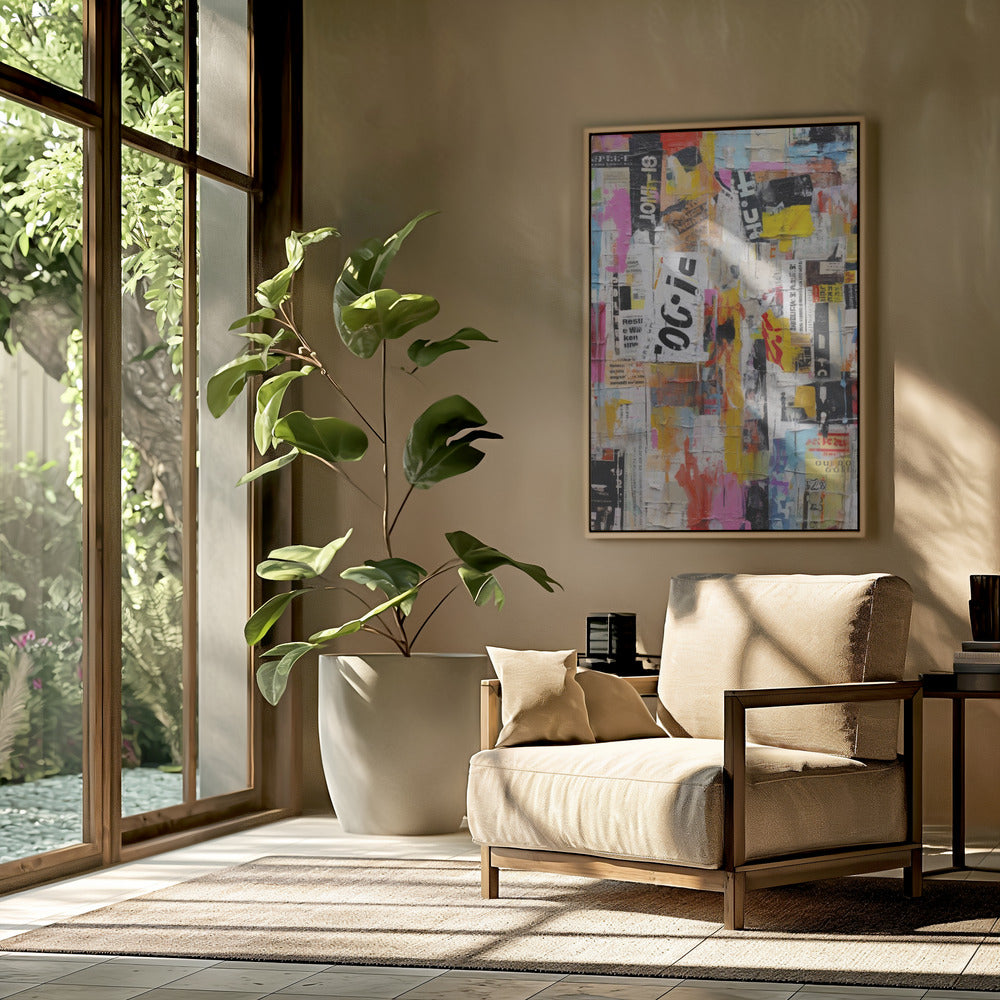 Urban Collage Burst | Poster