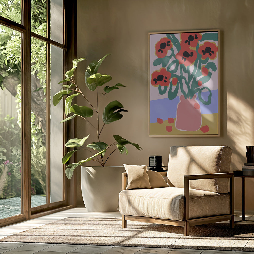 Bold Blooms Vase | Poster