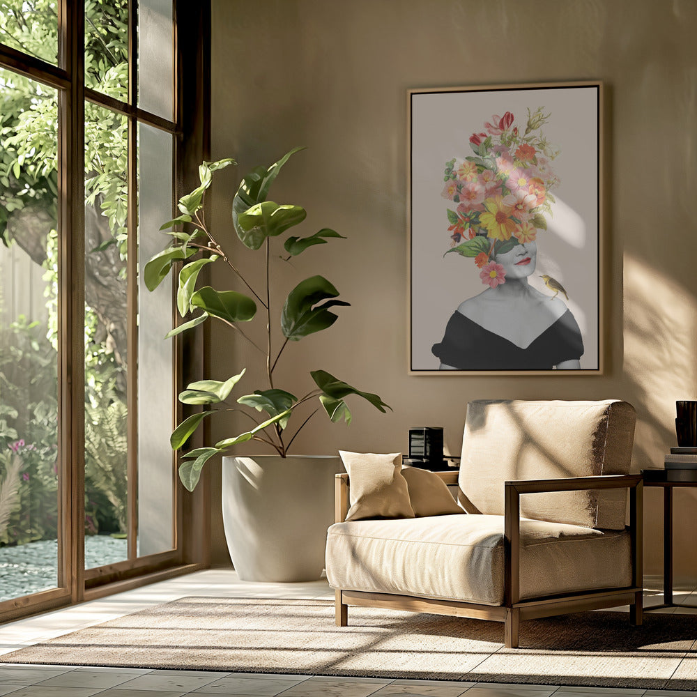Blühende Frau | Poster