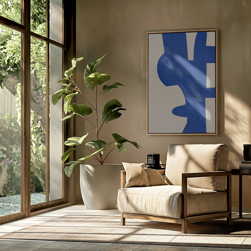 Schatten von Blau | Poster