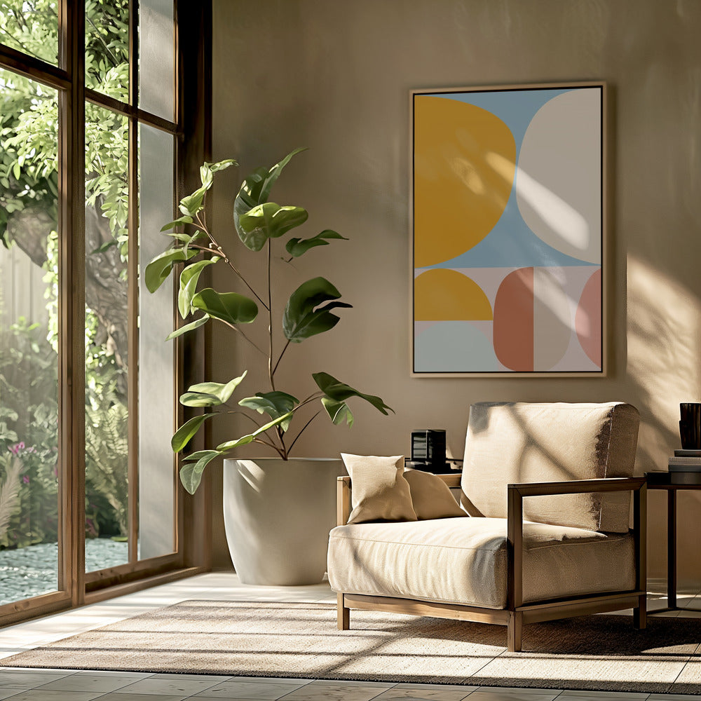 Mid Century Pastel 15 | Poster
