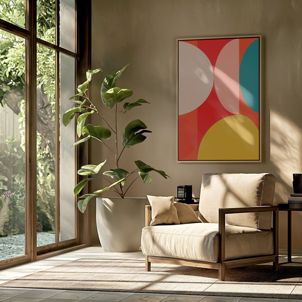 Mid Century Pastel 13 | Poster