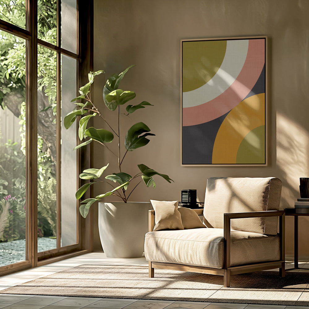 Geo Shapes Fall 21 Rounded | Poster