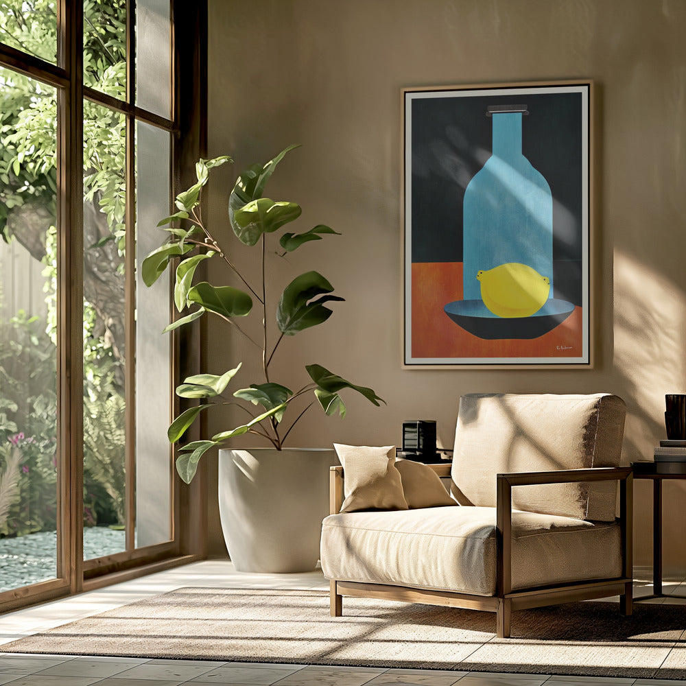 Bottle With (lonesome) Lemon : Skinny Bitch | Poster