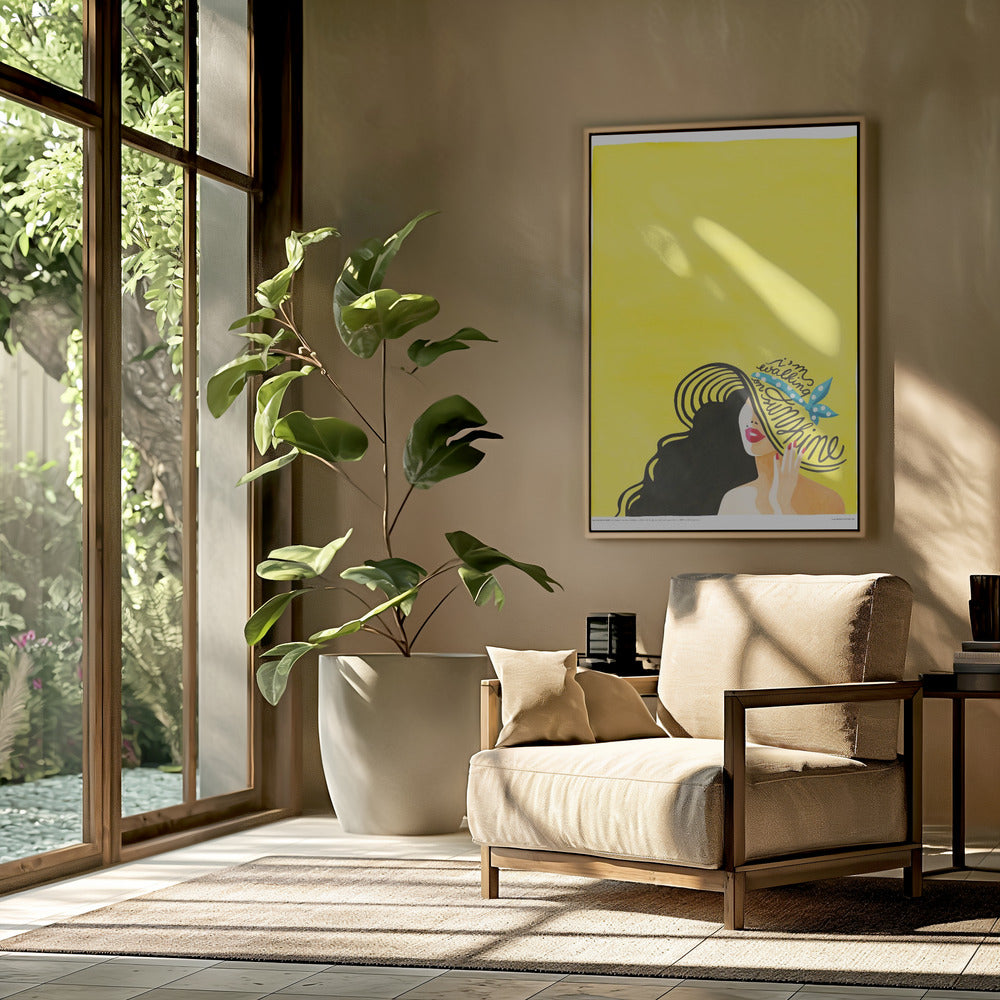 Spaziergang im Sonnenschein | Poster
