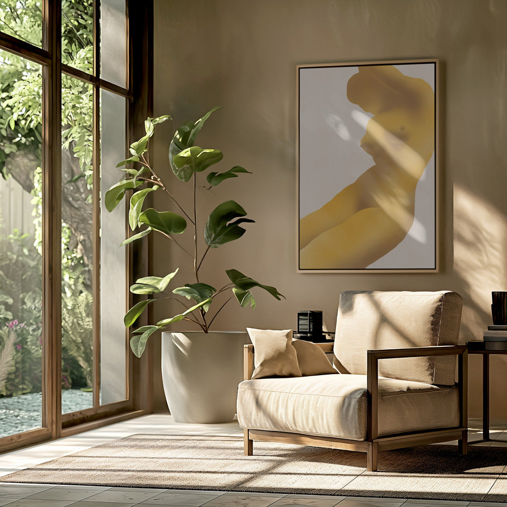 Goldene Farbe Akt Abstrakt | Poster