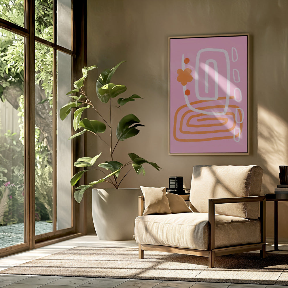 Spiralblütenlandschaft | Poster