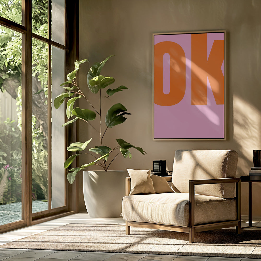 Kräftiges Pink-Statement | Poster