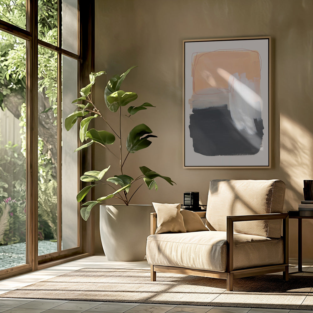 Abstrakte Pinselstriche 122 | Poster