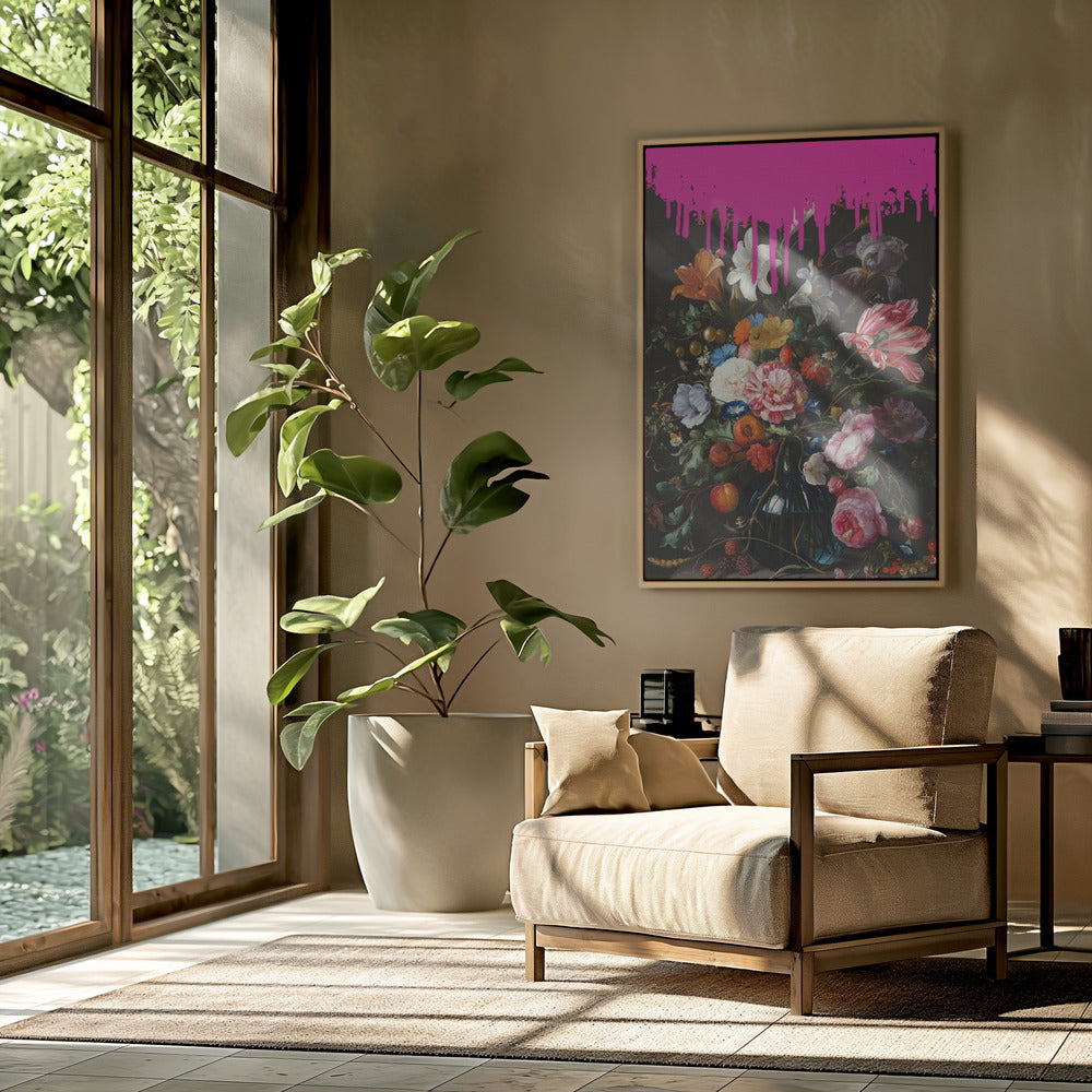 Vintage Botanische, veränderte Pinky Kunst | Poster