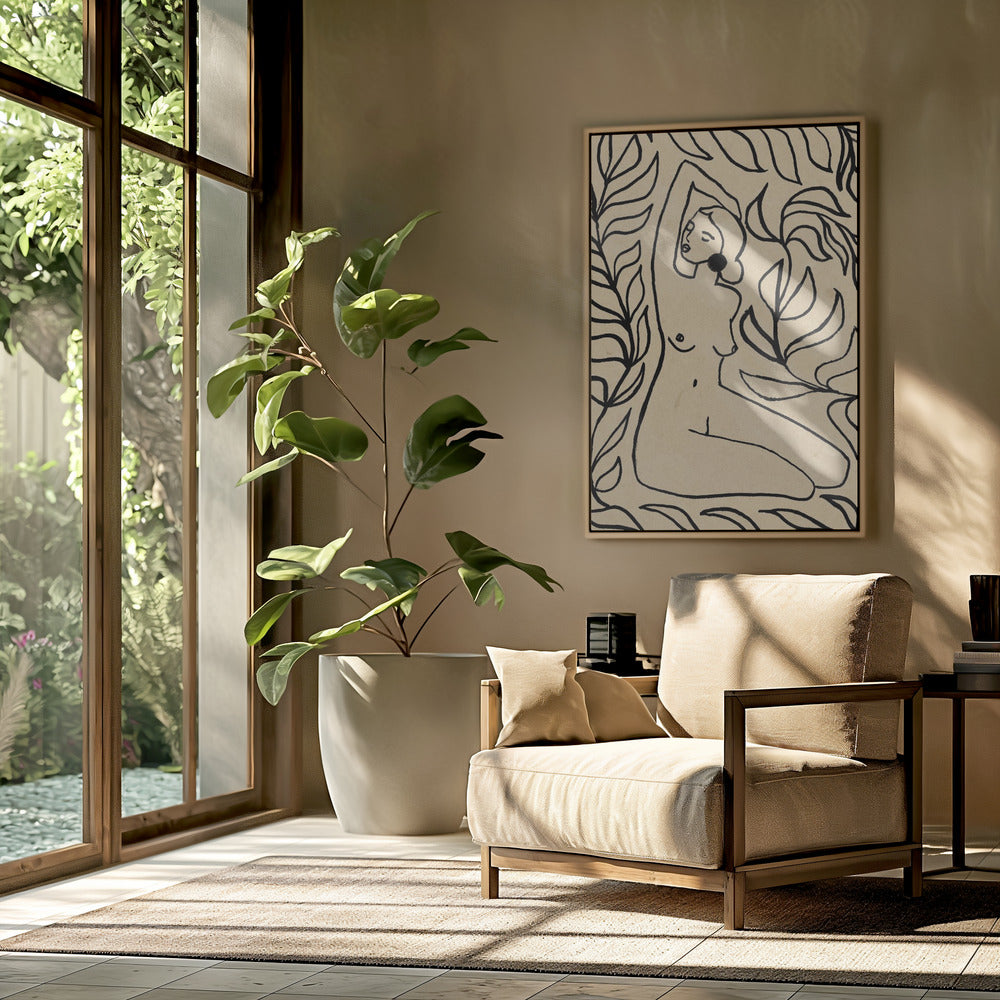 Mädchen in der Natur | Poster