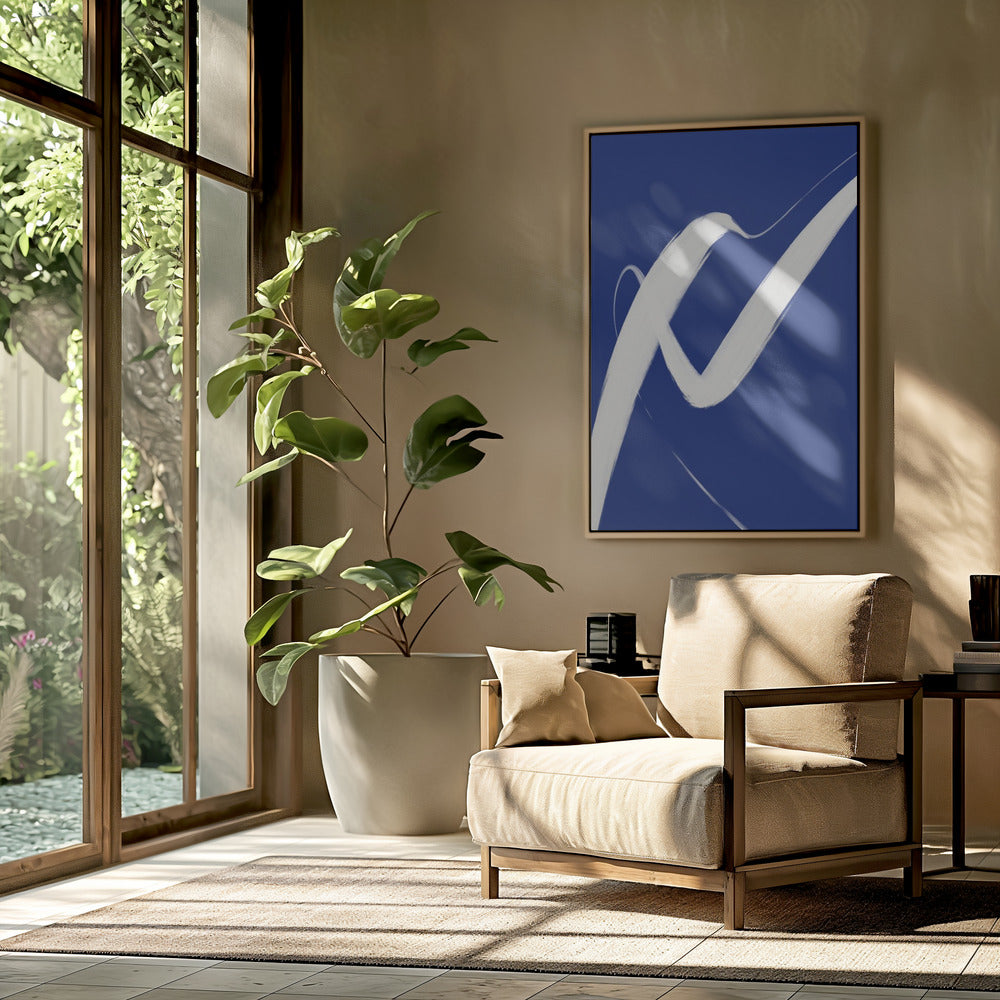Blauer Wirbeltanz | Poster