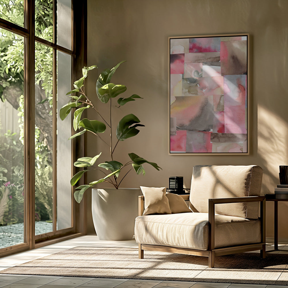 Aquarell abstrakte Komposition 6 | Poster