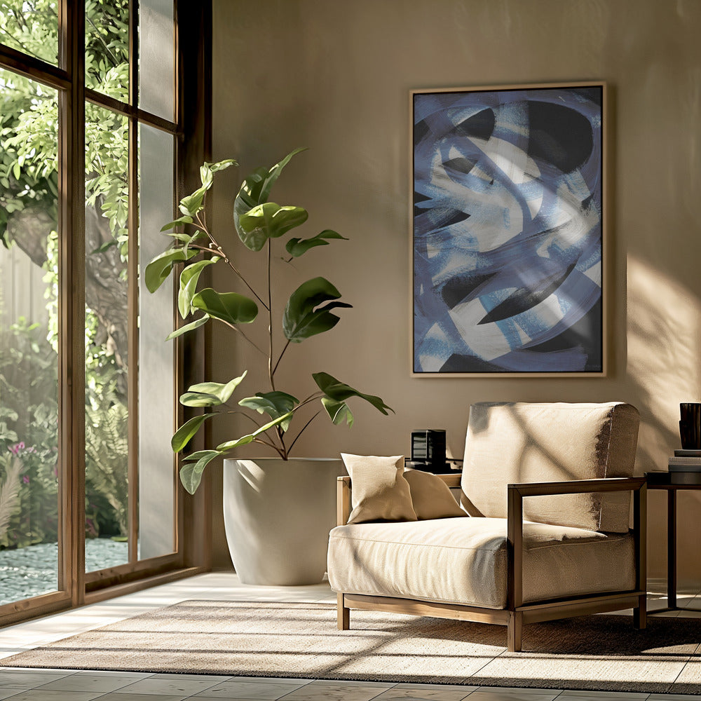 Abstrakte Pinselstriche 128 | Poster
