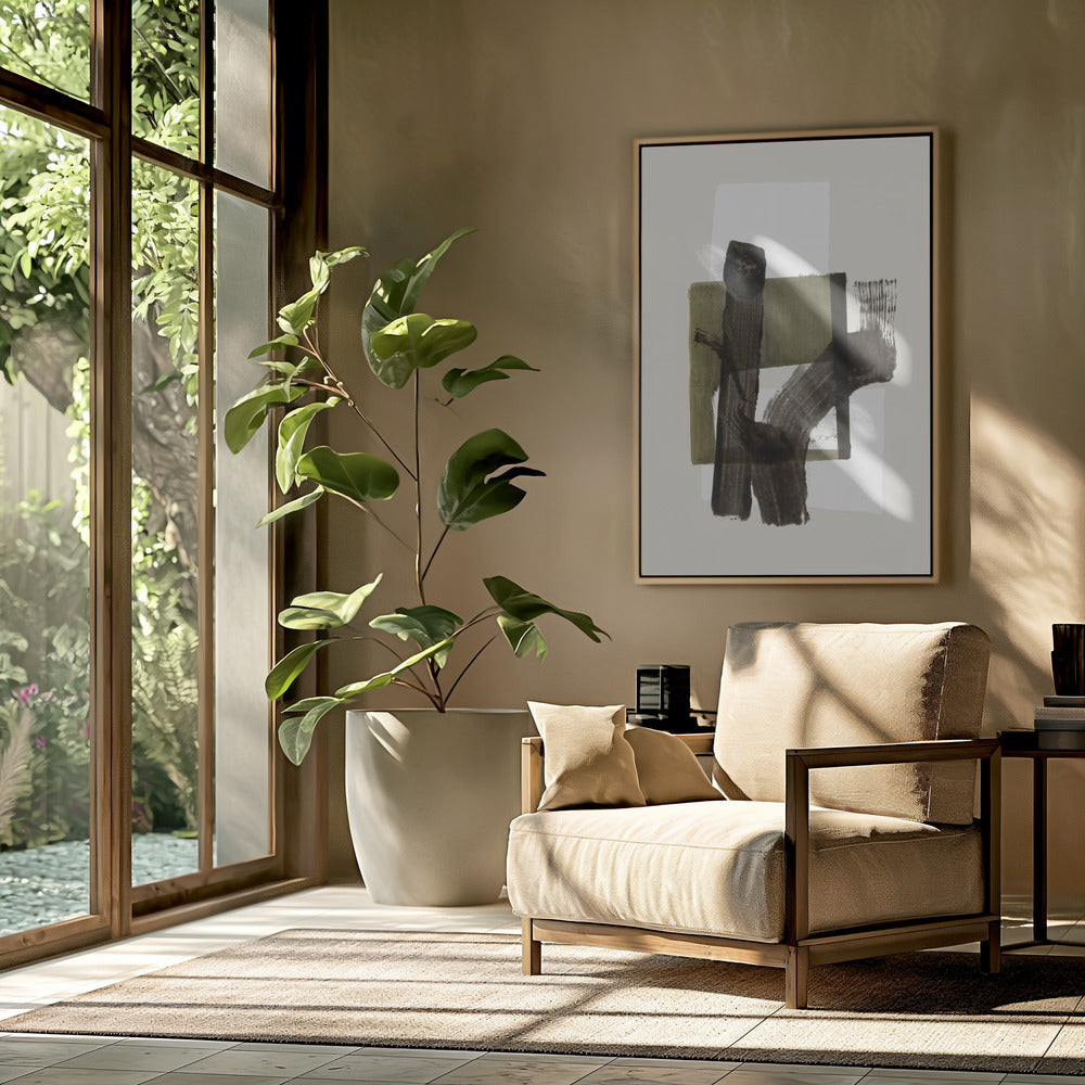 Zen-Pinselstrich 4 | Poster