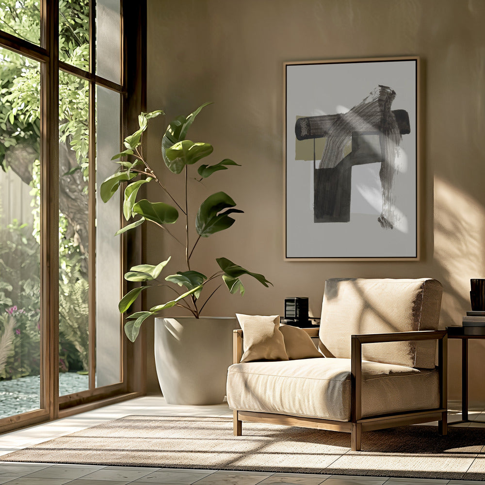 Zen-Pinselstrich 2 | Poster