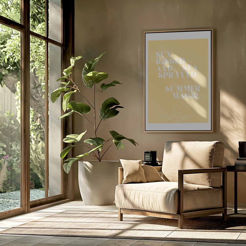 Summer magic, Quote + Illustration | Poster