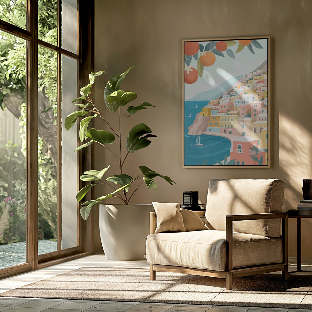 Positano Küste Italien | Poster