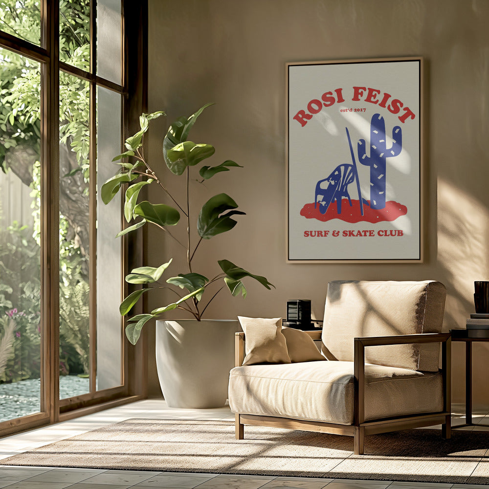 Rosi Feist Surf &amp; Skate Club | Poster