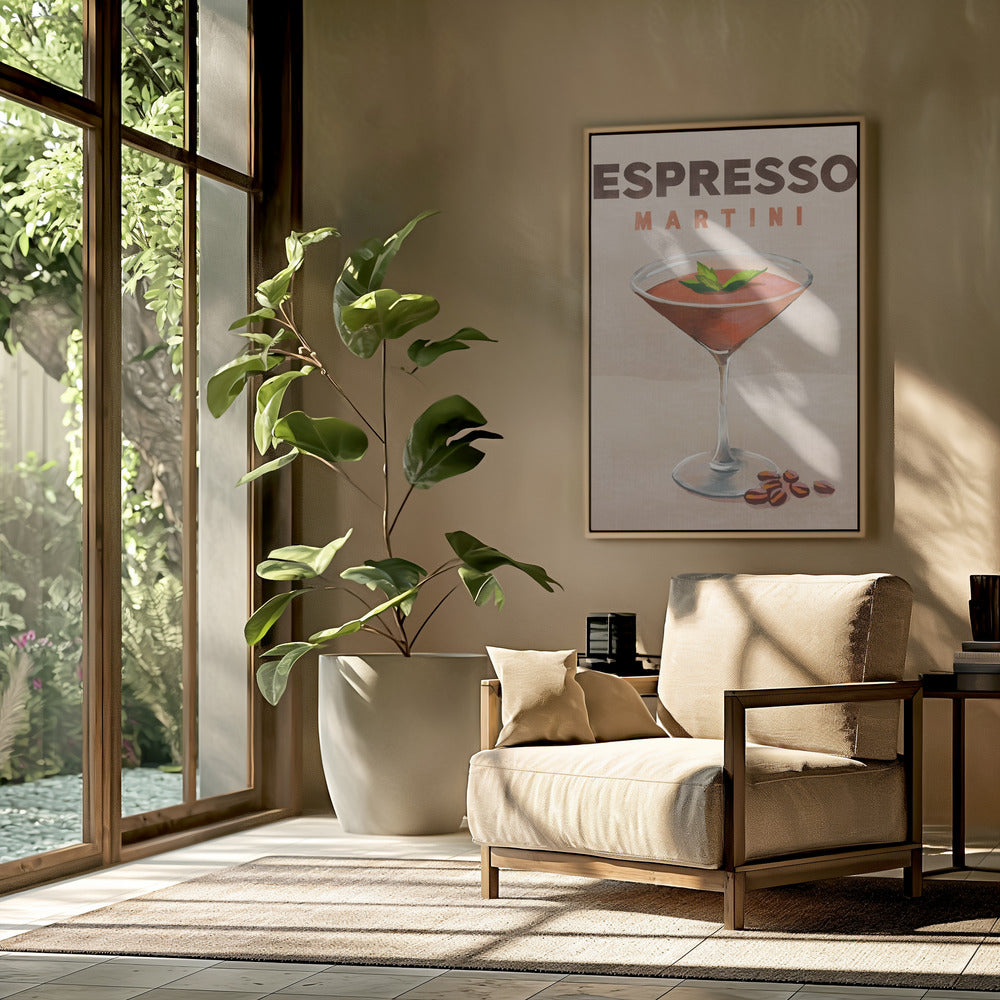 Espresso Martini Cocktail Bar Dekor | Poster