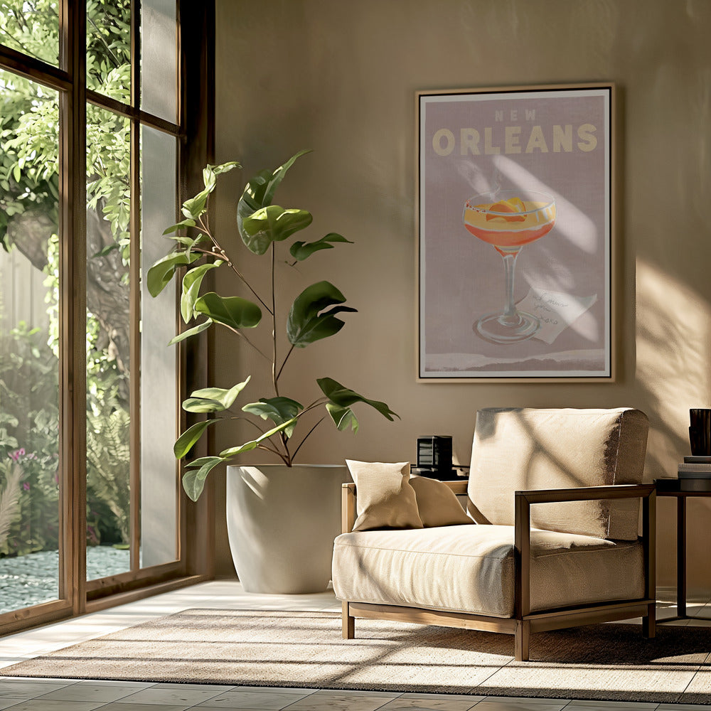 New Orleans Cocktail Reiseposter | Poster