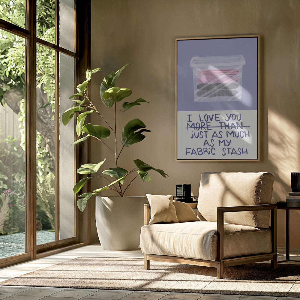 fabric stash | Poster