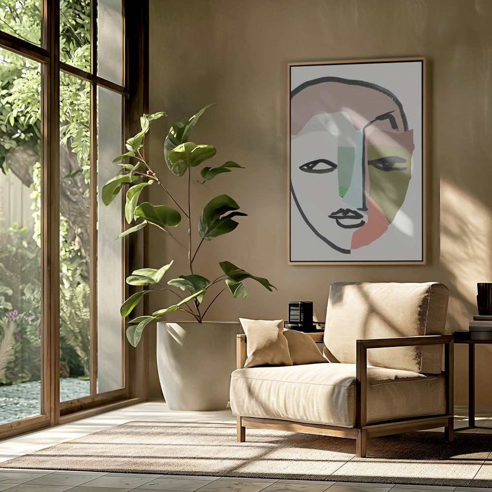 Visage Nr. 1 Kunstdruck | Poster