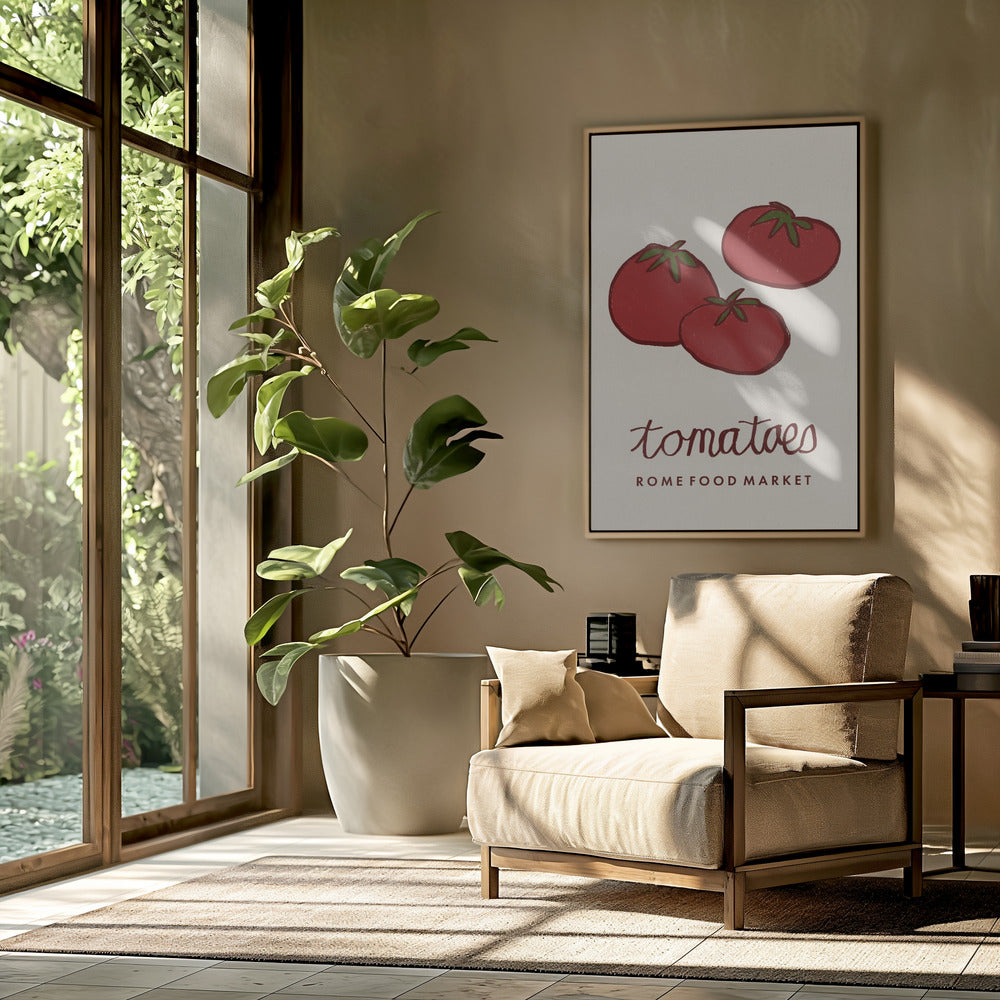 Food Art - Tomaten Rom Lebensmittelmarkt | Poster