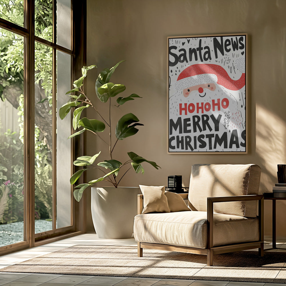 Weihnachtsmann-Neuigkeiten | Poster