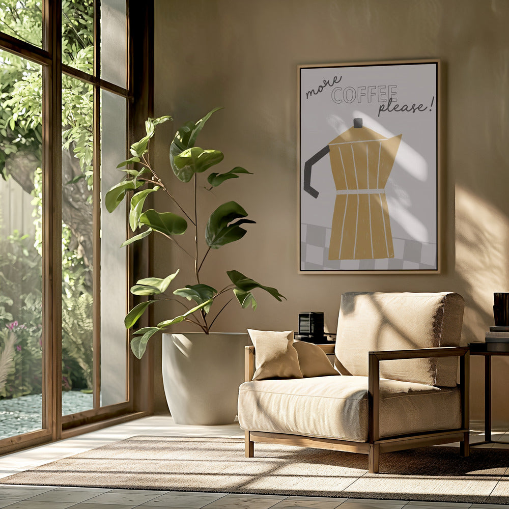 Mehr Kaffee | Poster
