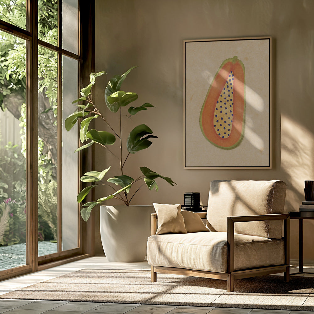 Simple papaya | Poster