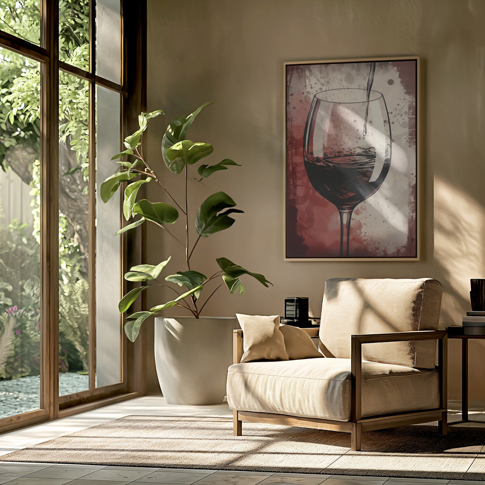 Rotwein Nr. 5 | Poster