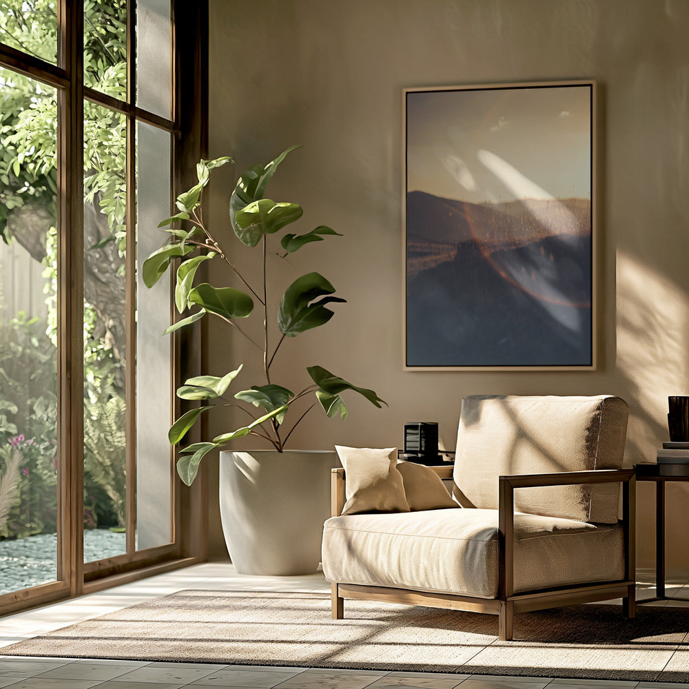 Goldener Horizont Glühen | Poster