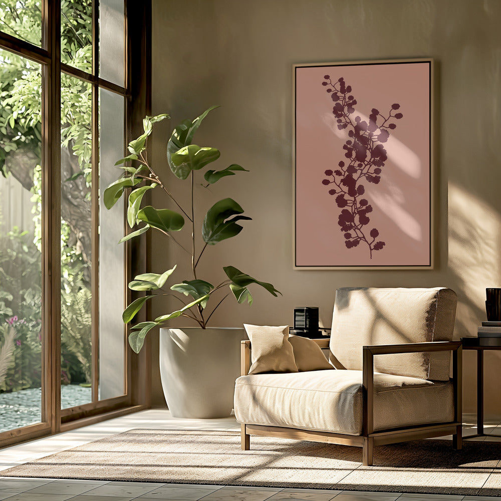 Blumensilhouette 3 | Poster