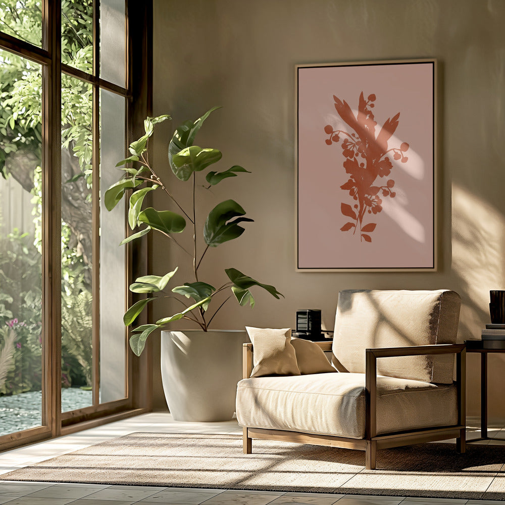 Blumensilhouette 8 | Poster