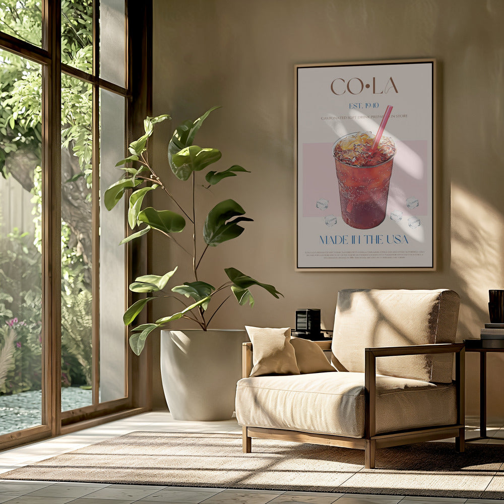 Gekühlter Cola-Genuss | Poster