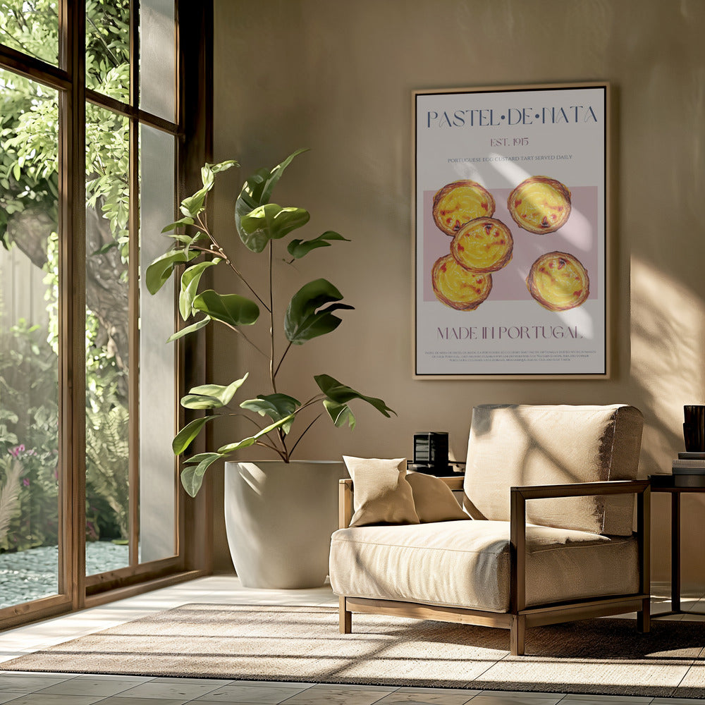 Traditional Portuguese Egg Custard Tart | Poster