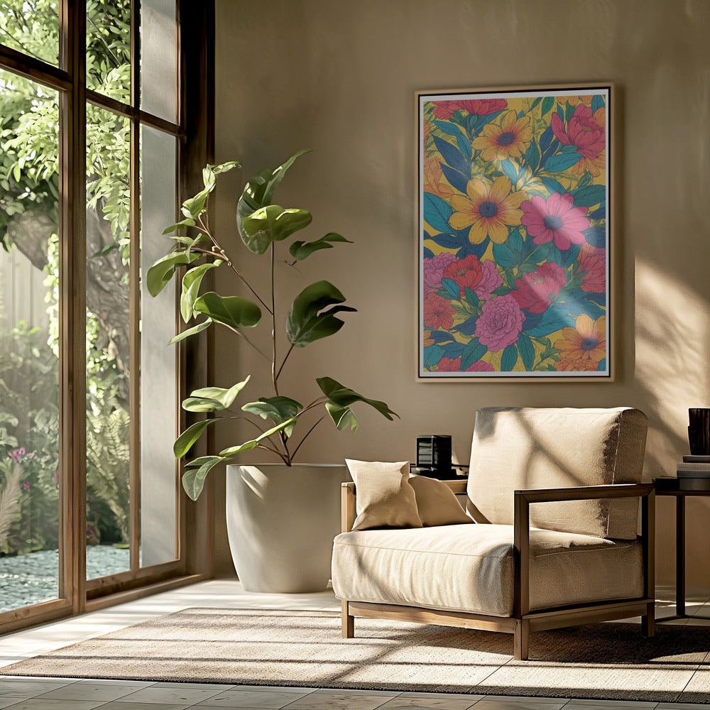 Lebendige Blüte | Poster