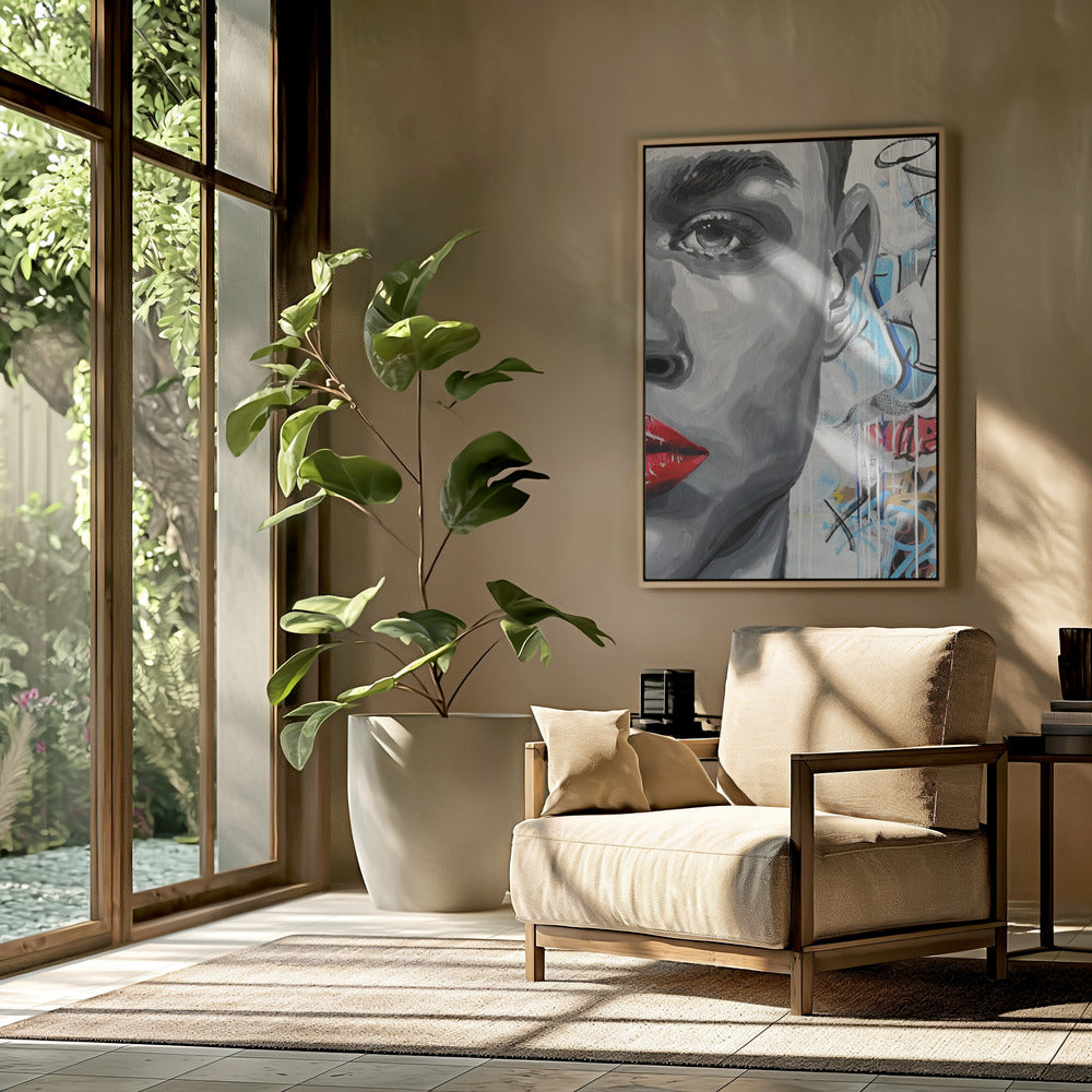 Lebendiger Graffiti-Blick | Poster