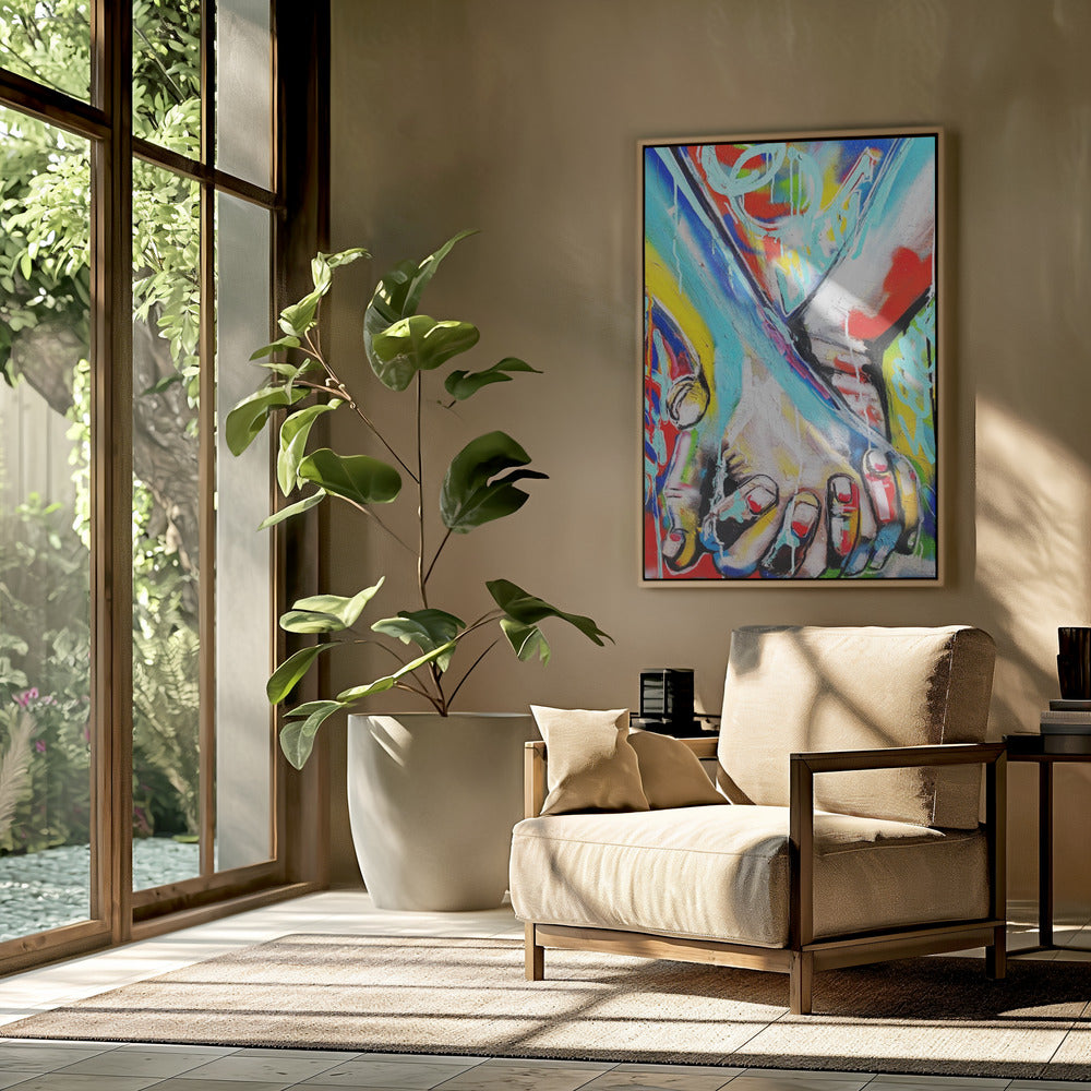 Lebendige Straßenkunst | Poster