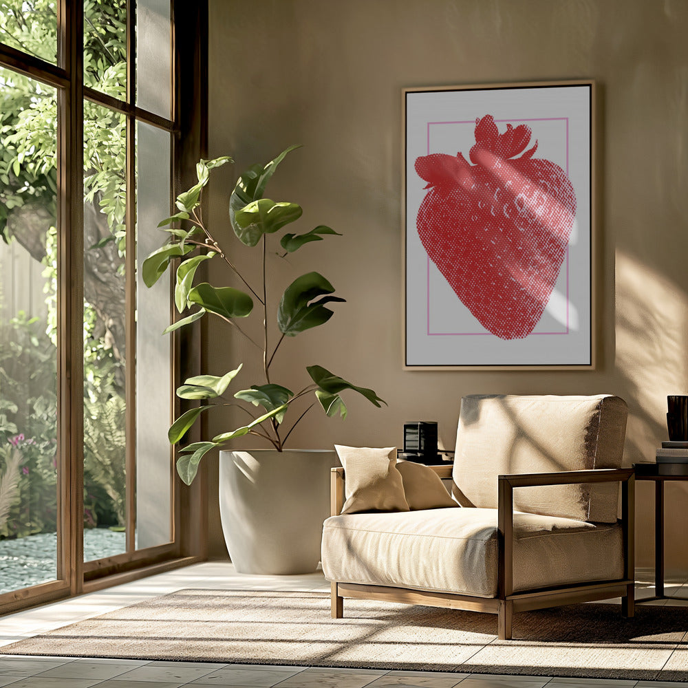 Rote Erdbeere | Poster