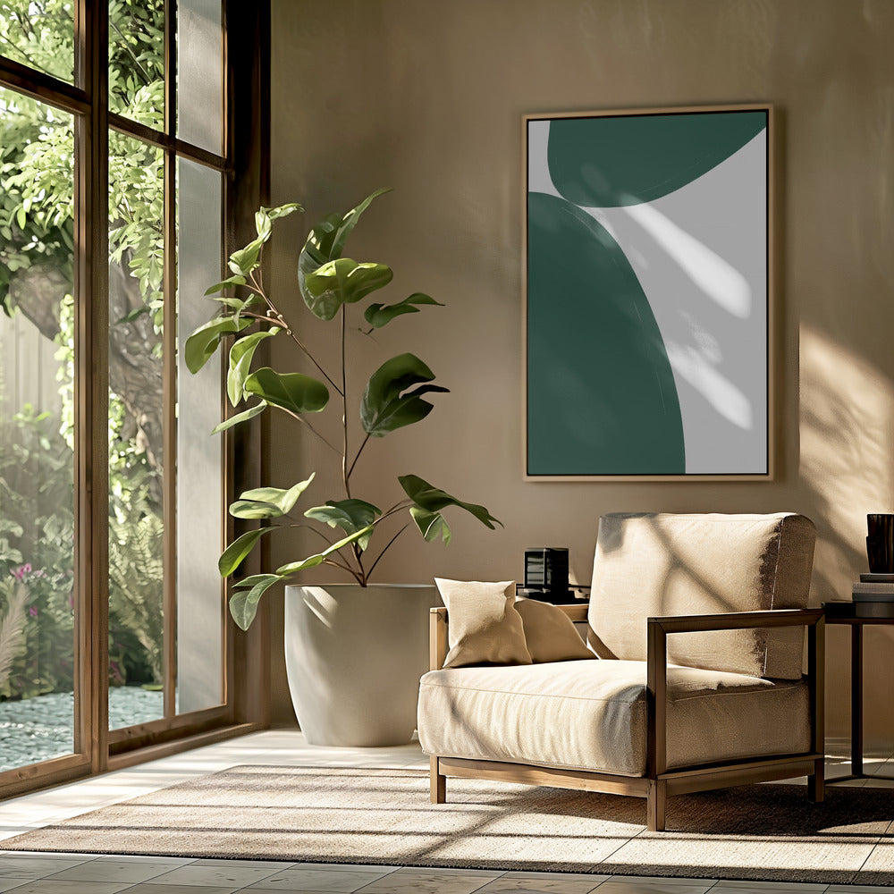 Grüner Minimalismus | Poster