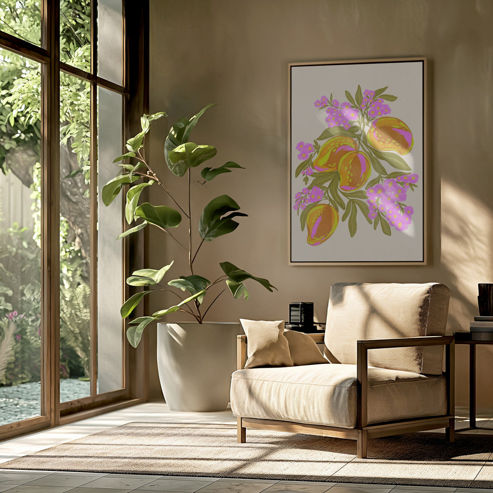 Lebendige Mangos | Poster