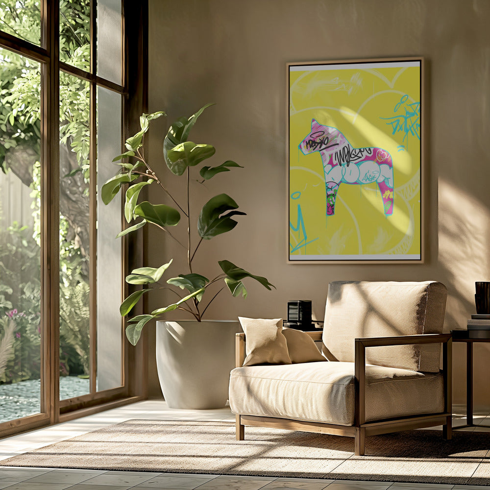 Pferd im Graffiti-Stil | Poster