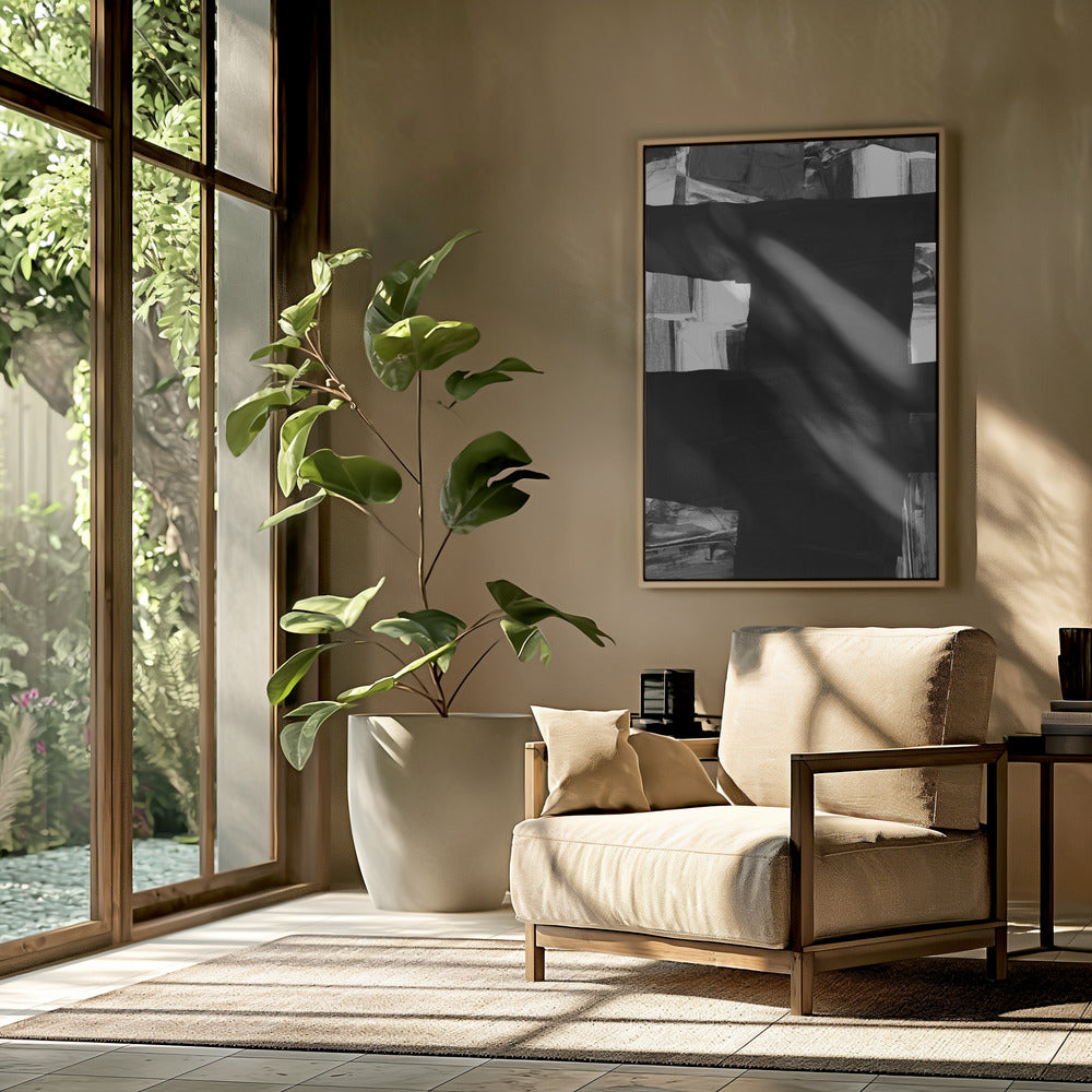 Monochrome Schichten | Poster