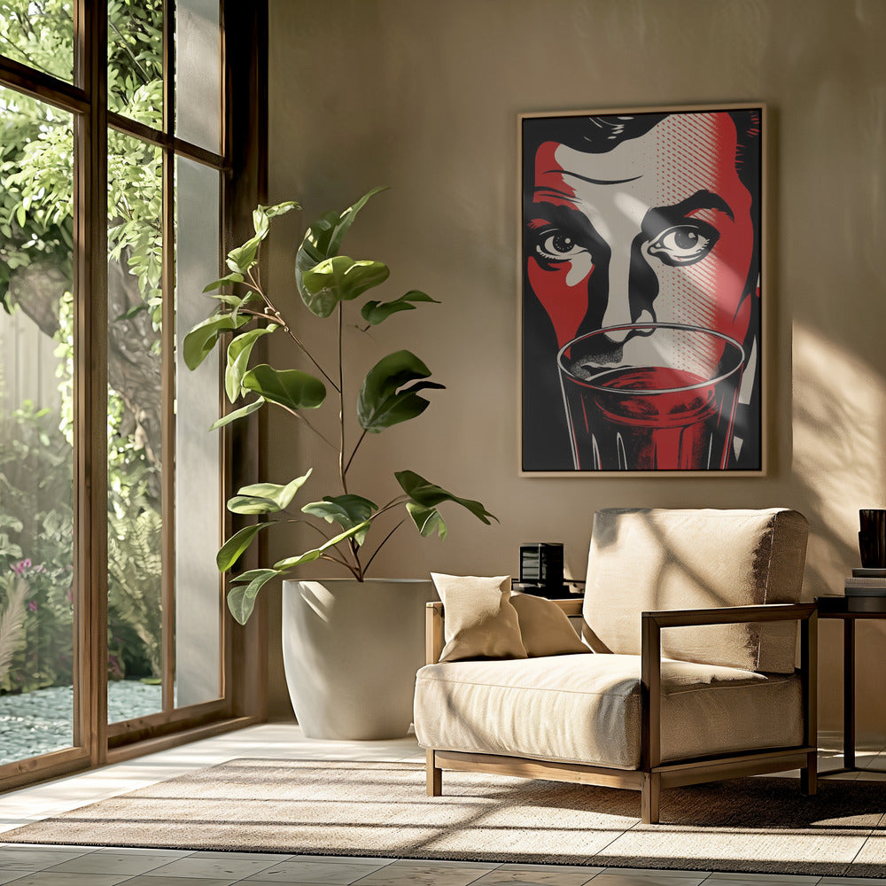 Ein Mann mit intensiven Augen | Poster