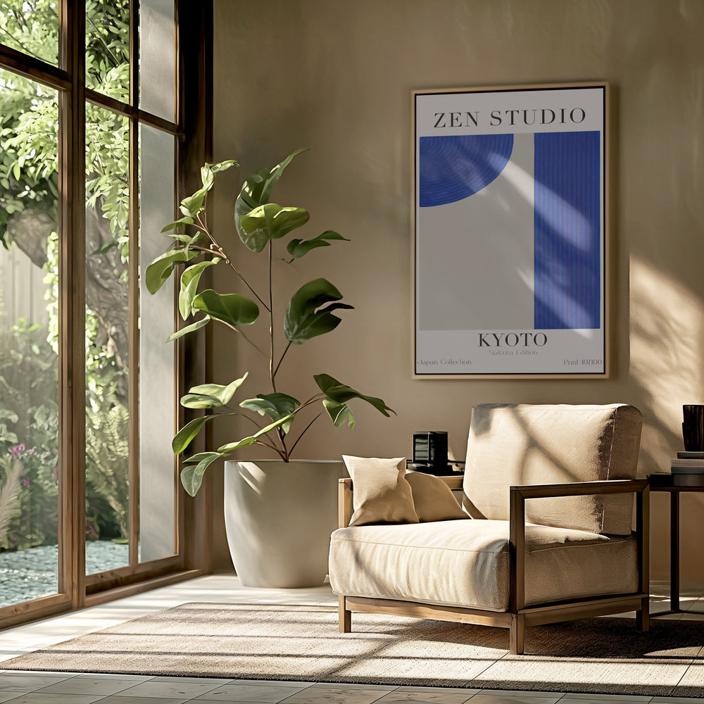 Kyoto Blaue Harmonie | Poster